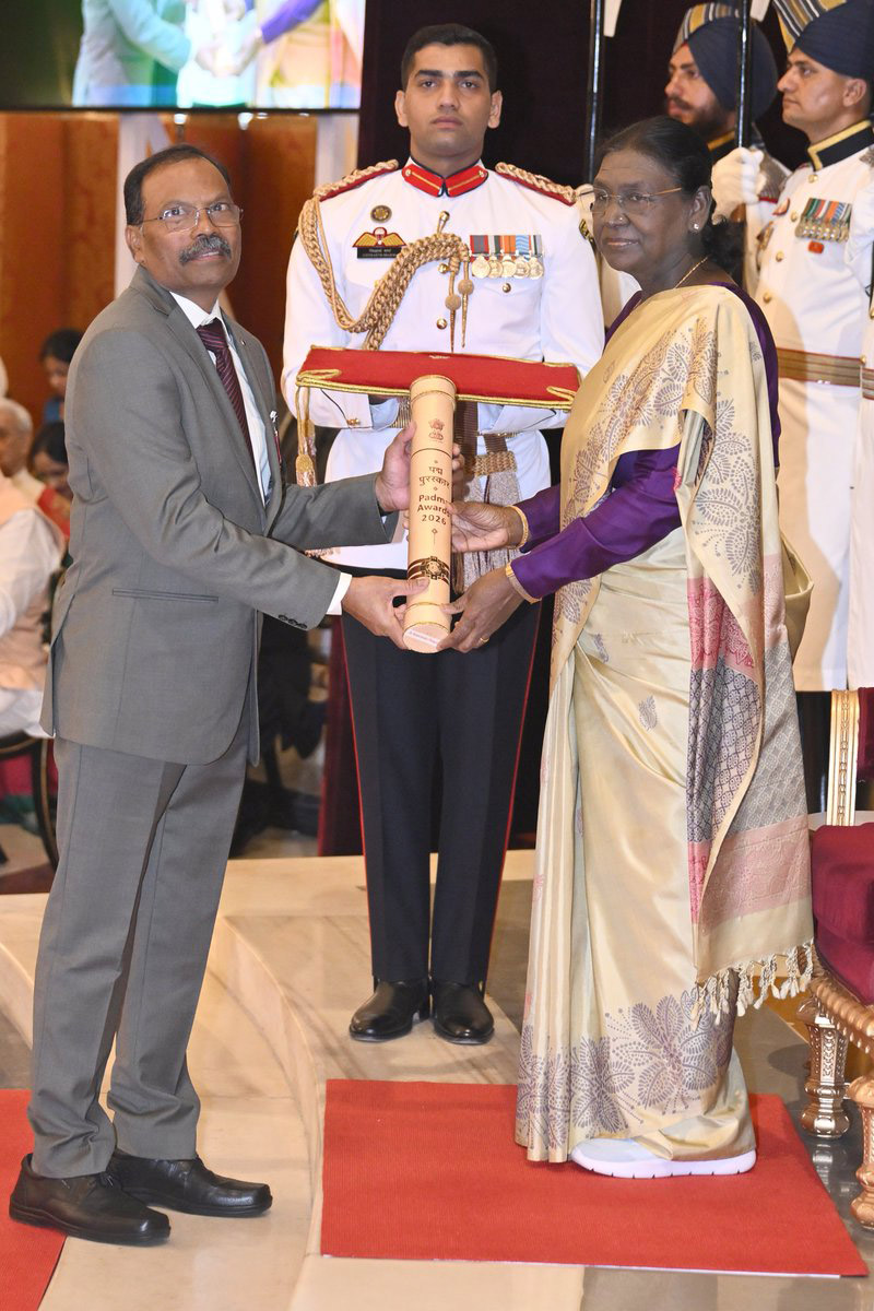 Dr. Thangaraj. Is Honoured with prestigious padmashree Award